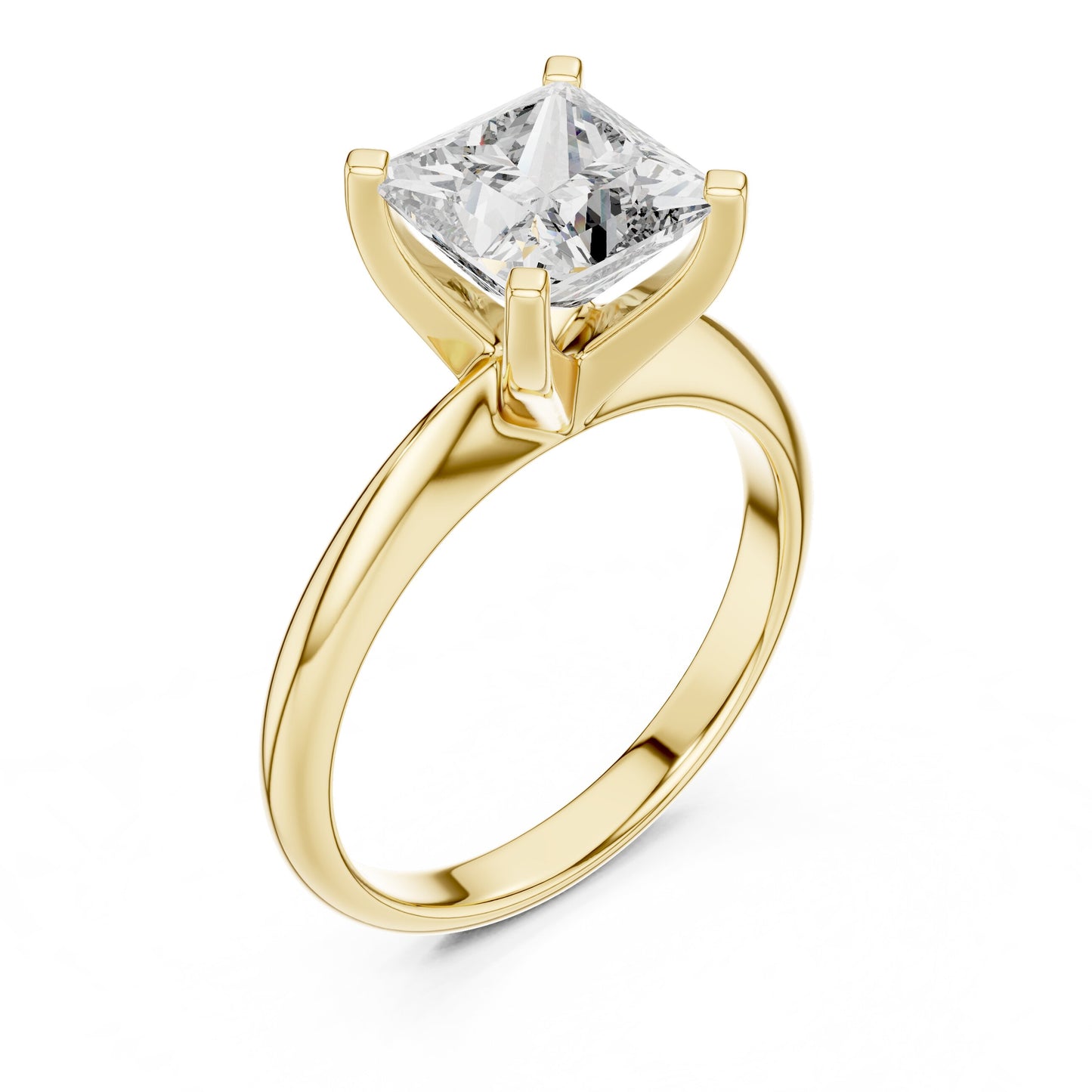 Cushion Solitaire Lab Grown Diamond Ring