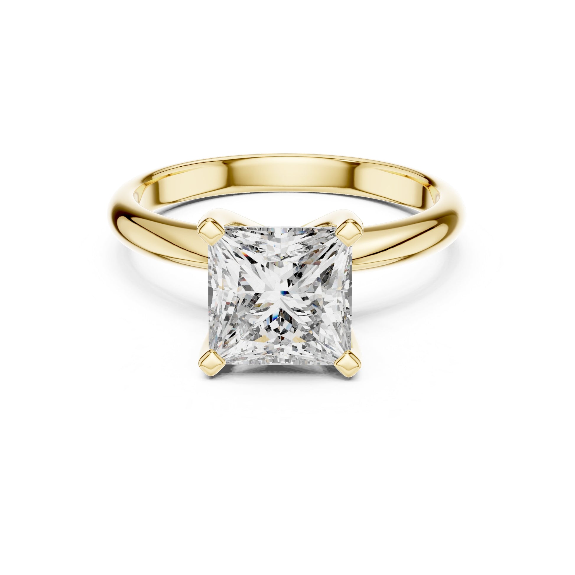 Cushion Solitaire Lab Grown Diamond Ring
