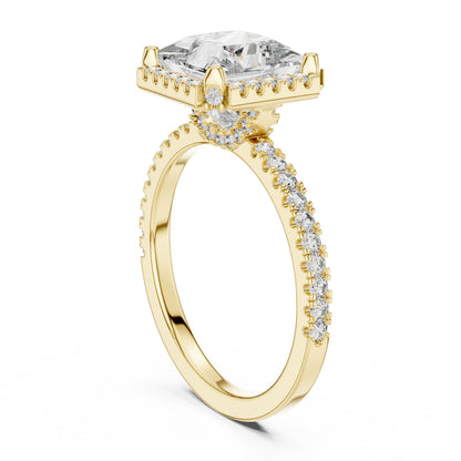 Mixed Shape Lab Grown Diamond Halo Ring