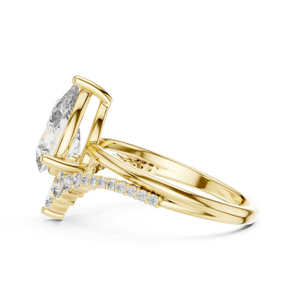 Mixed Shape Lab Grown Diamond Halo Ring