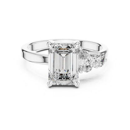 Mixed Shape Lab Grown Diamond Three Stone Ring
