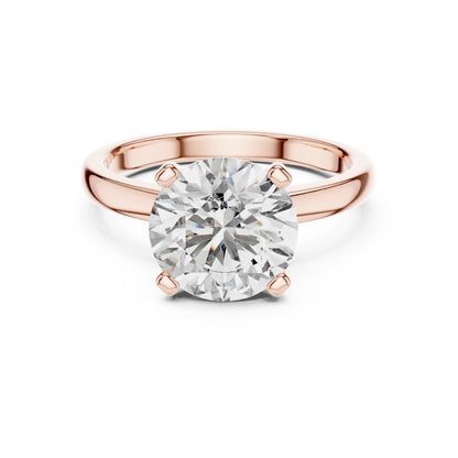 Round Solitaire Lab Grown Diamond Ring