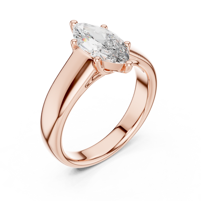 Oval Solitaire Lab Grown Diamond Ring