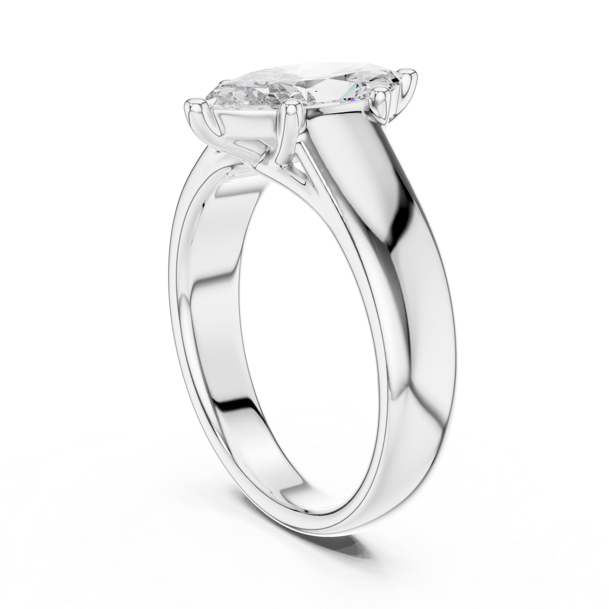 Oval Solitaire Lab Grown Diamond Ring
