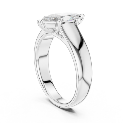 Oval Solitaire Lab Grown Diamond Ring