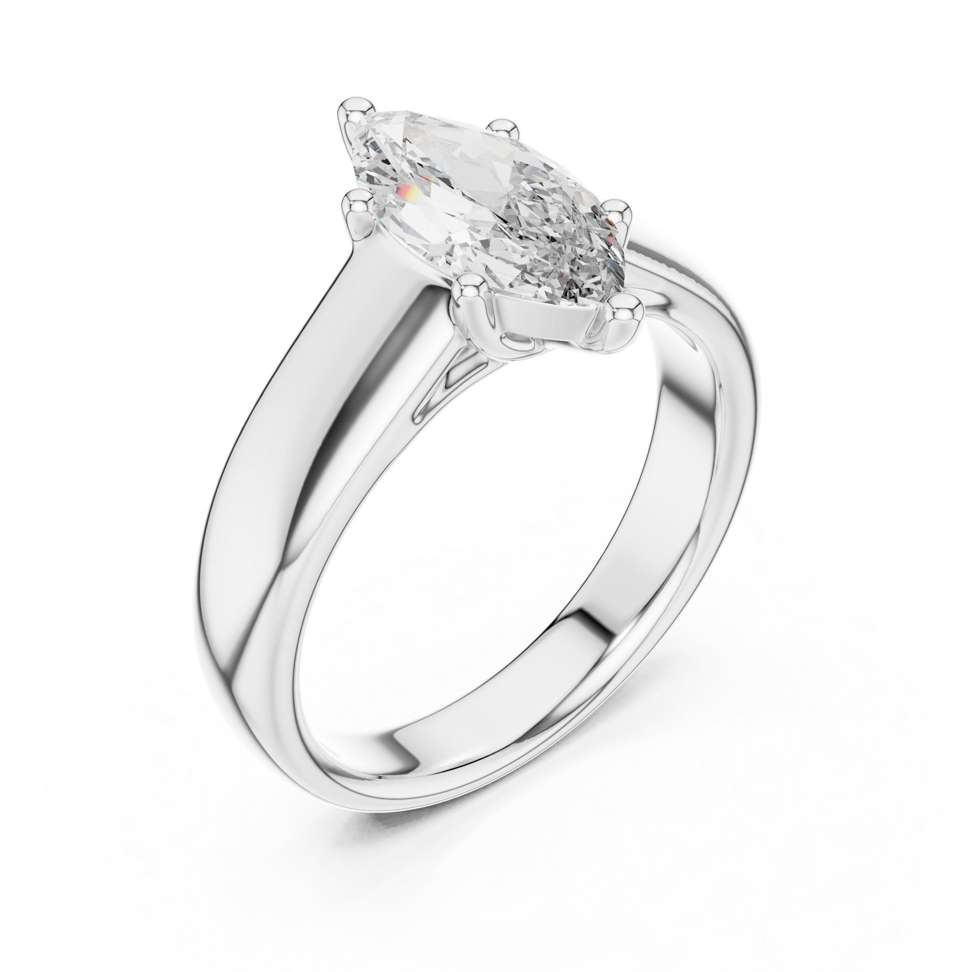 Oval Solitaire Lab Grown Diamond Ring