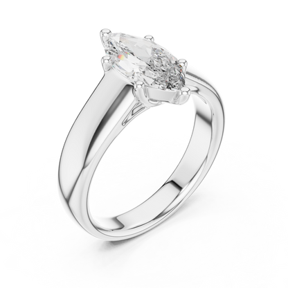 Oval Solitaire Lab Grown Diamond Ring
