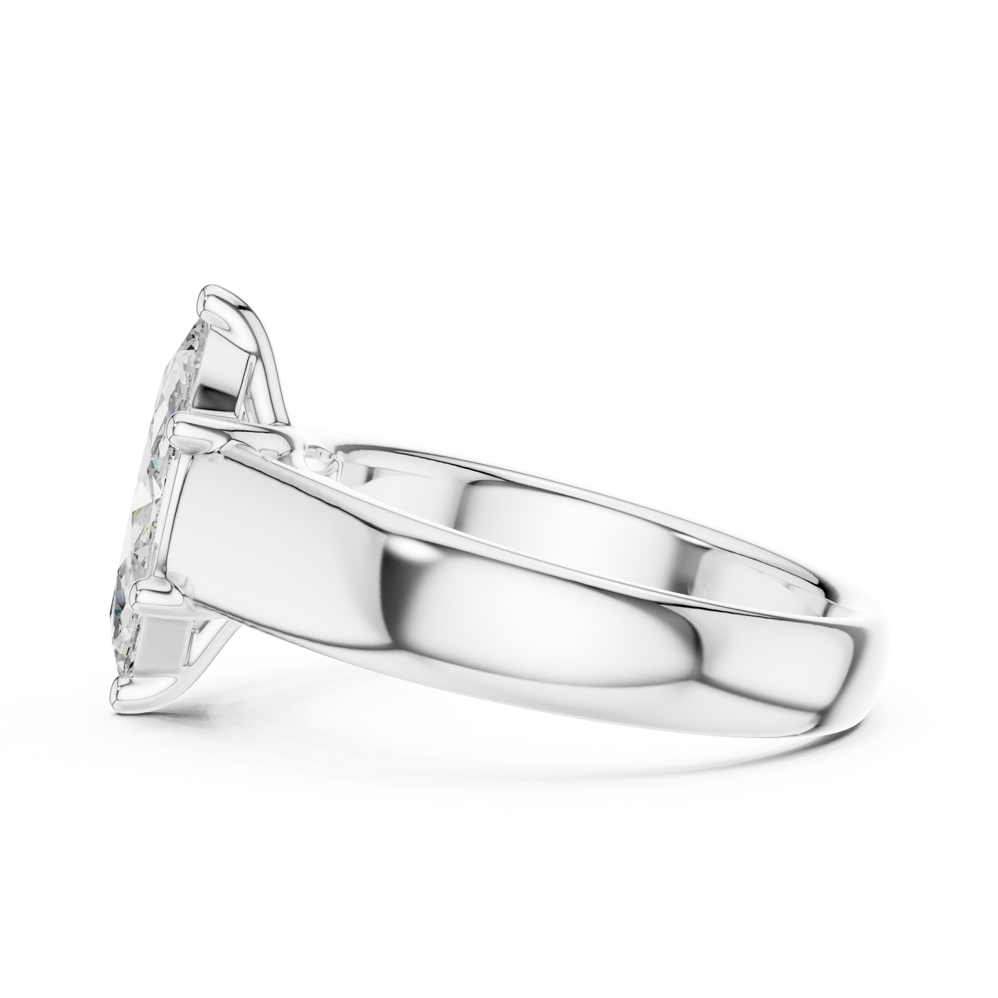 Oval Solitaire Lab Grown Diamond Ring
