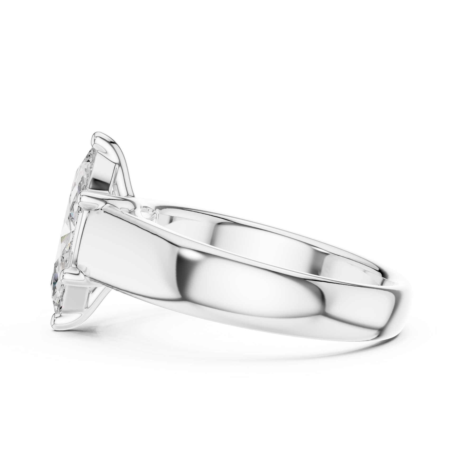 Oval Solitaire Lab Grown Diamond Ring