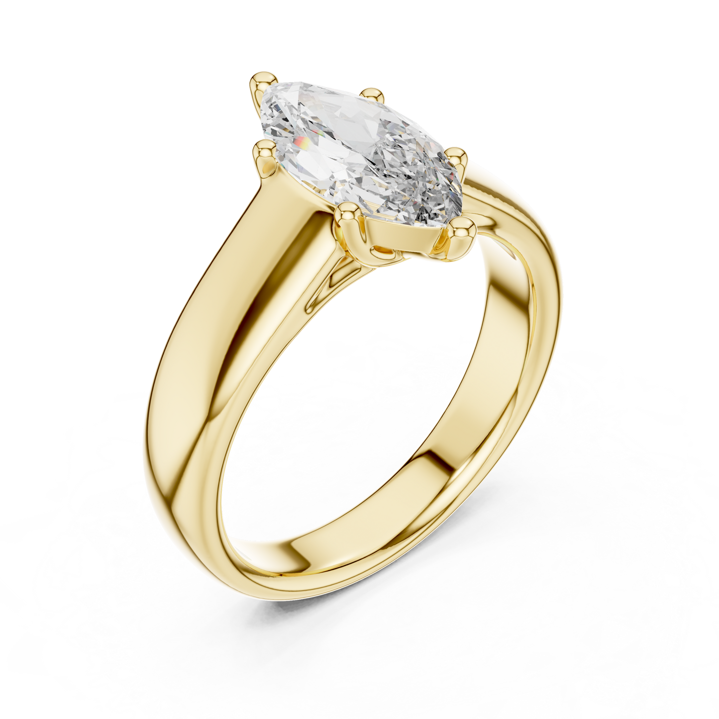 Oval Solitaire Lab Grown Diamond Ring