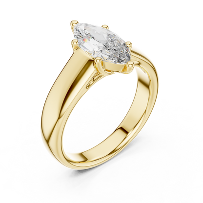 Oval Solitaire Lab Grown Diamond Ring