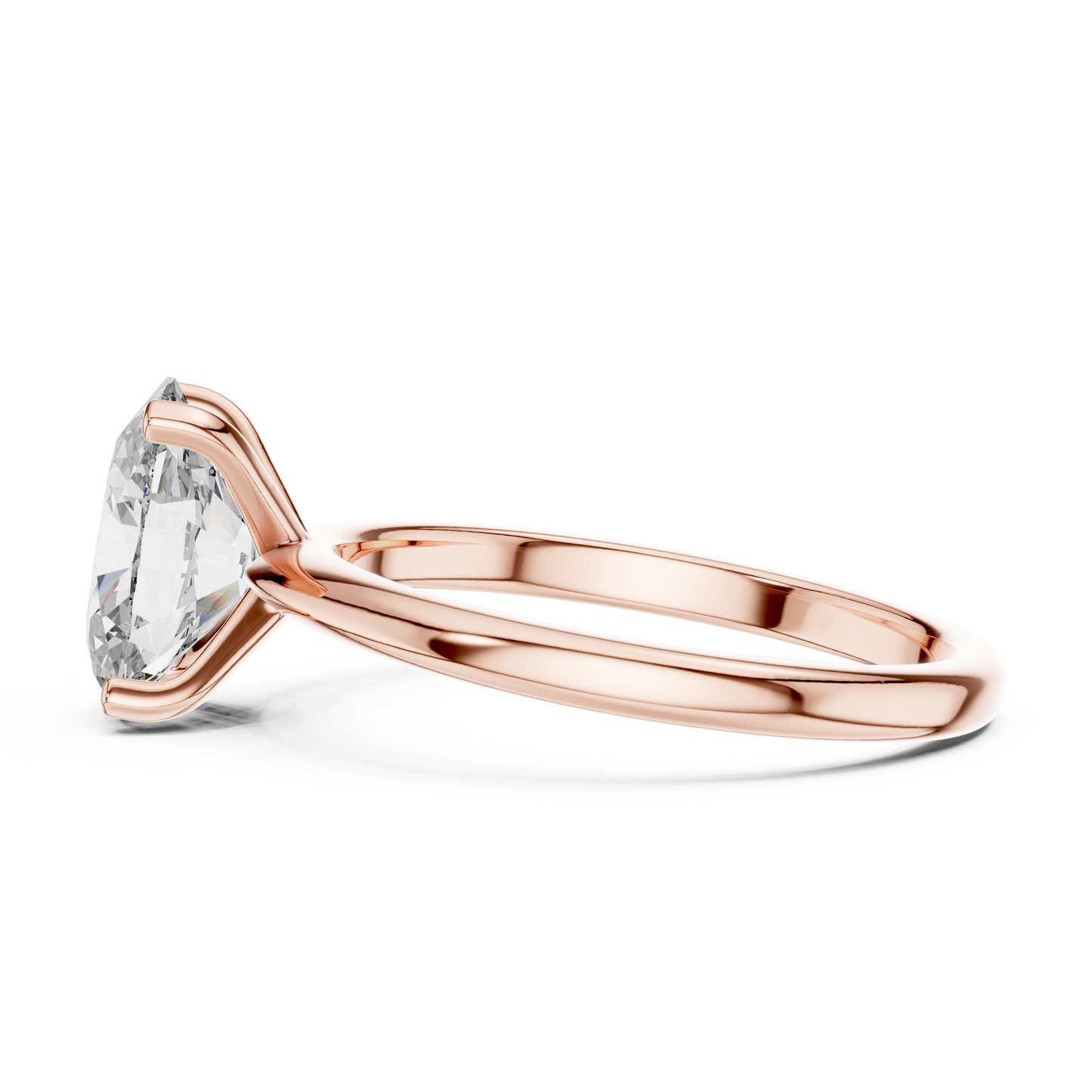 Cushion Solitaire Lab Grown Diamond Ring