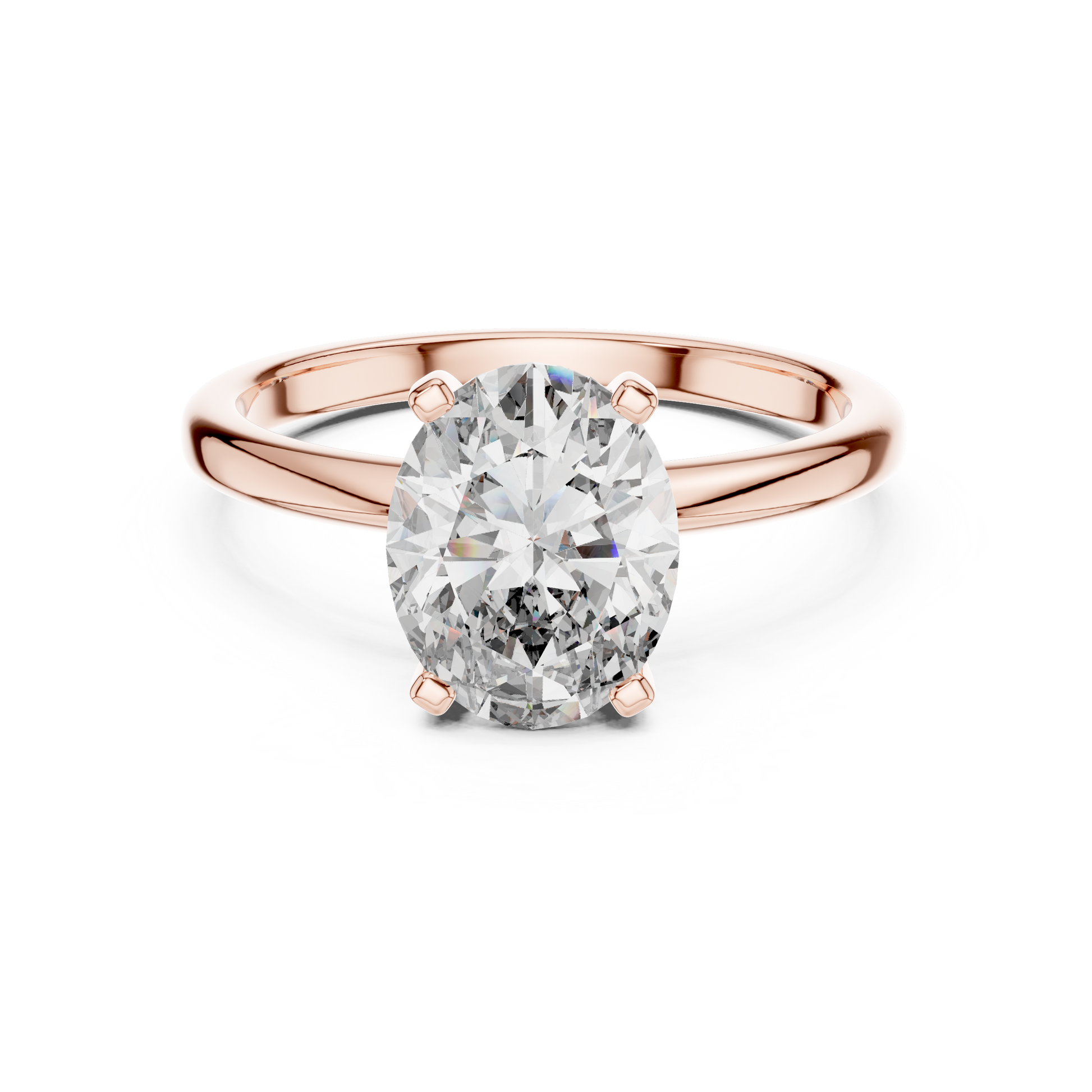 Cushion Solitaire Lab Grown Diamond Ring