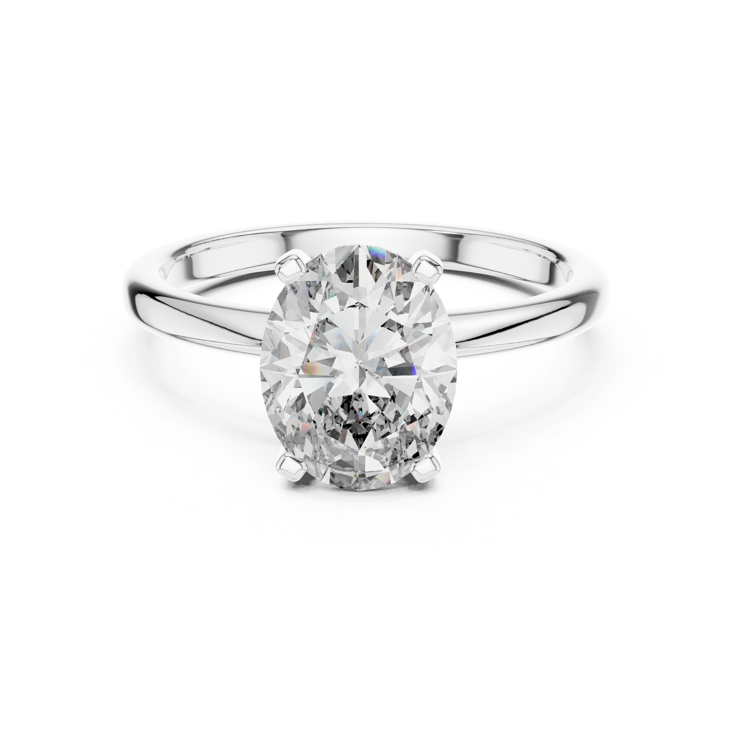 Cushion Solitaire Lab Grown Diamond Ring