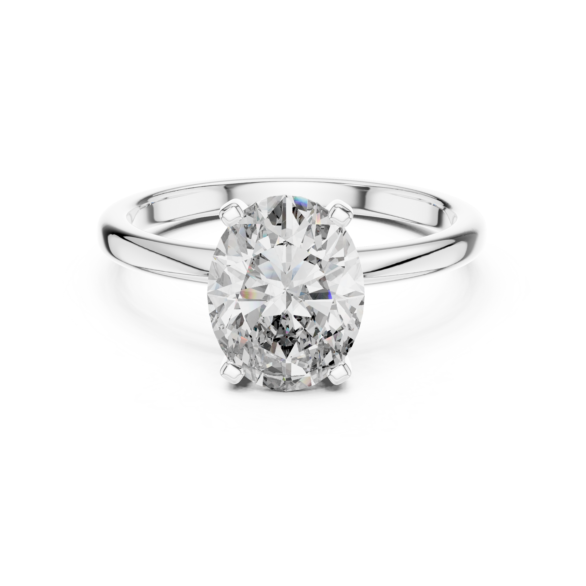 Cushion Solitaire Lab Grown Diamond Ring