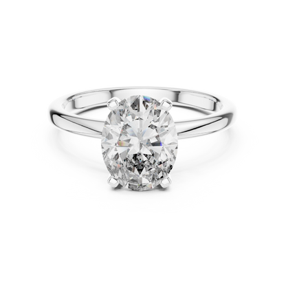 Cushion Solitaire Lab Grown Diamond Ring