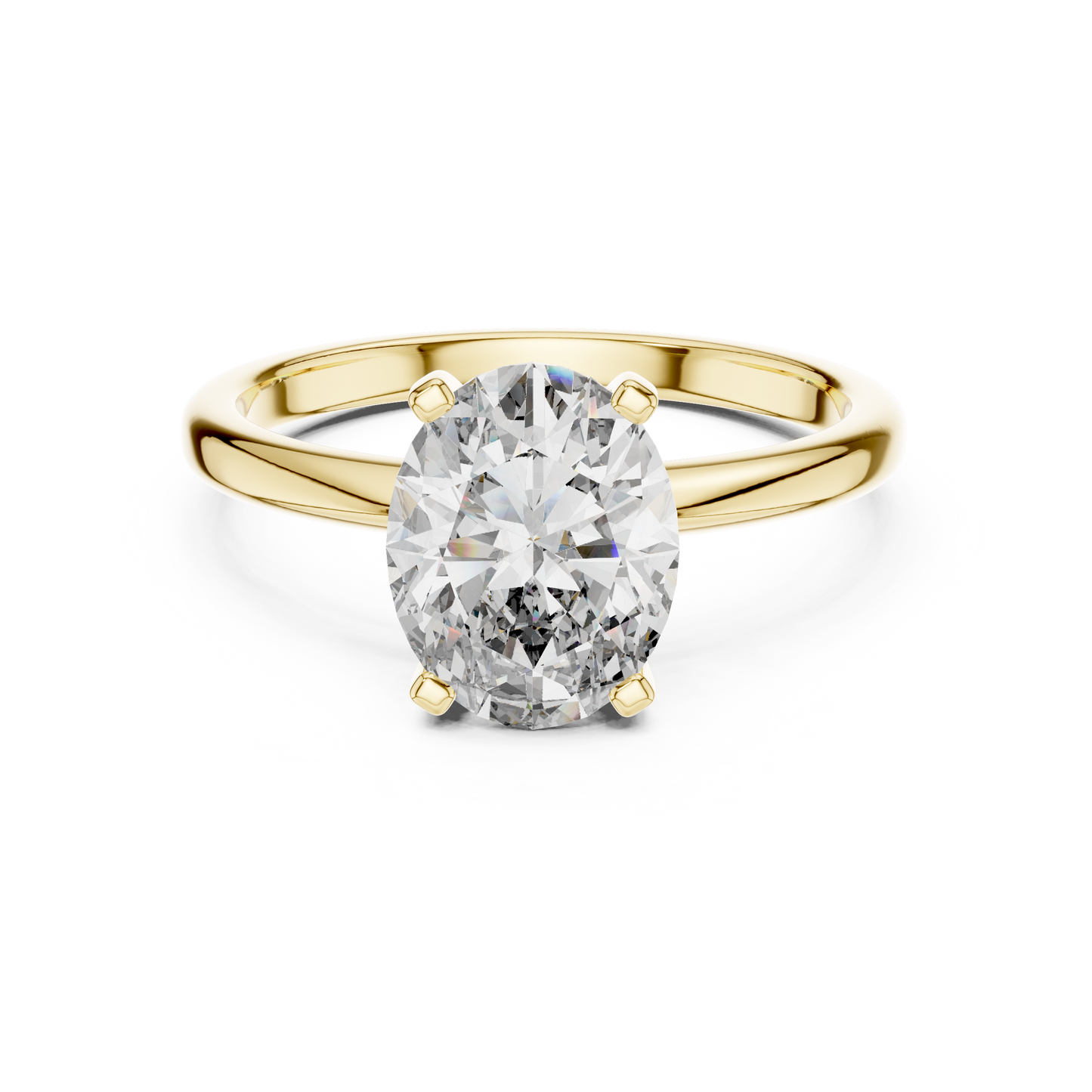 Cushion Solitaire Lab Grown Diamond Ring