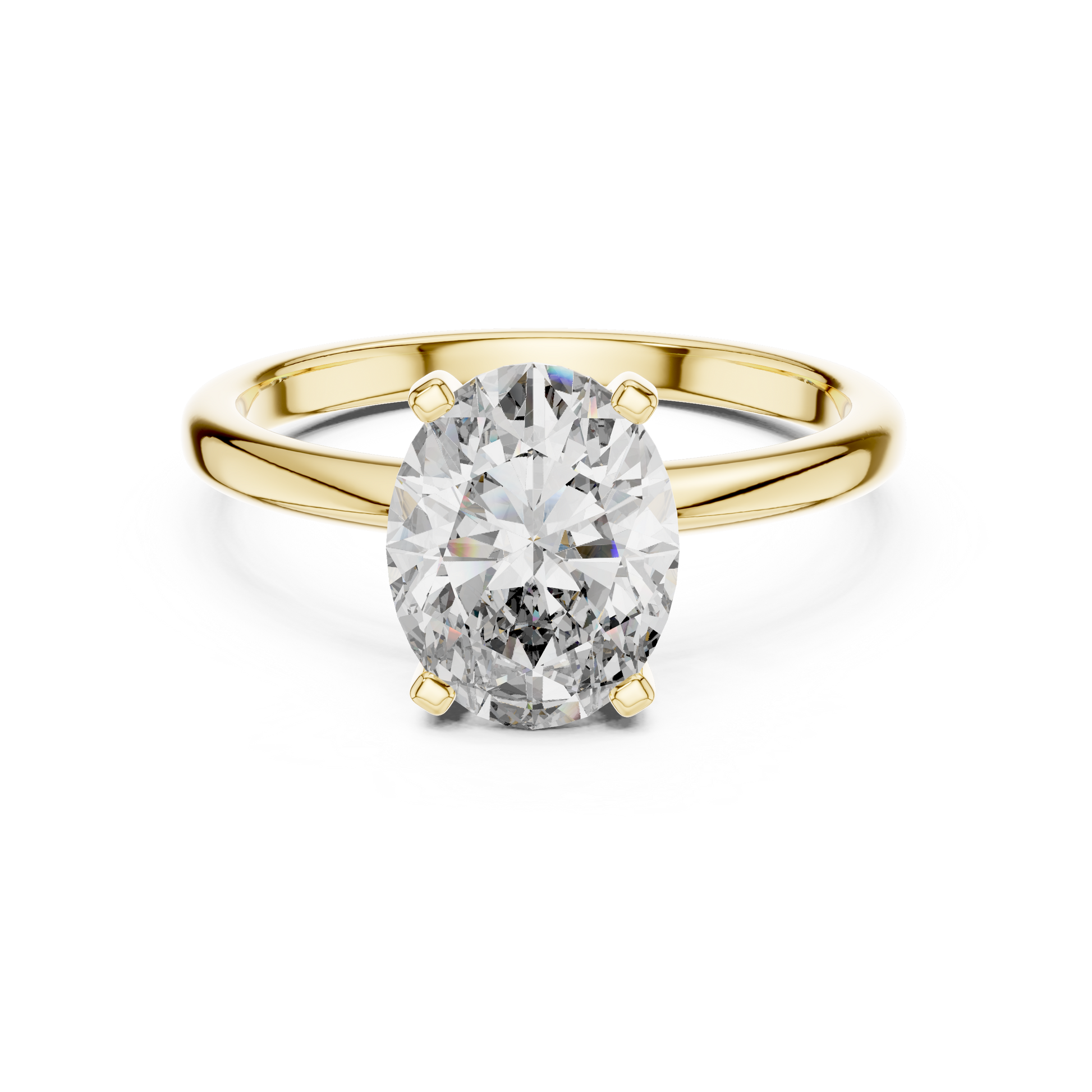 Cushion Solitaire Lab Grown Diamond Ring