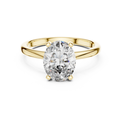 Cushion Solitaire Lab Grown Diamond Ring