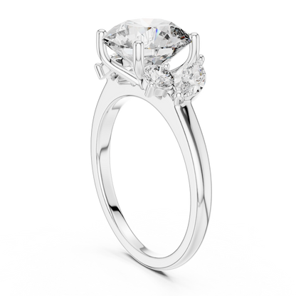 Mixed Shape Lab Grown Diamond Three Stone Ring