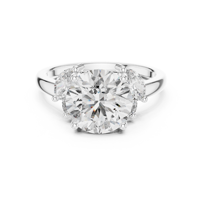 Mixed Shape Lab Grown Diamond Three Stone Ring
