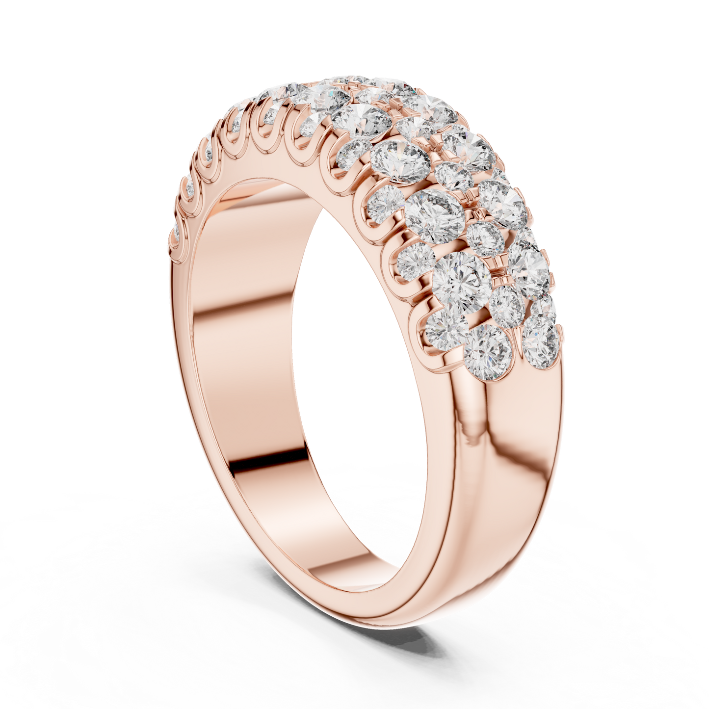Round Halo Lab Grown Diamond Ring
