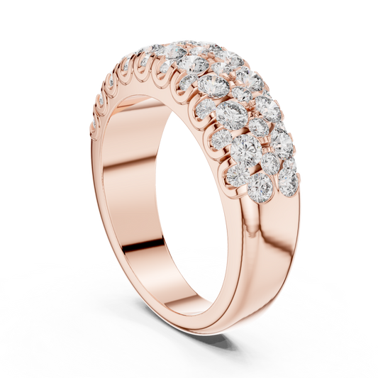 Round Halo Lab Grown Diamond Ring
