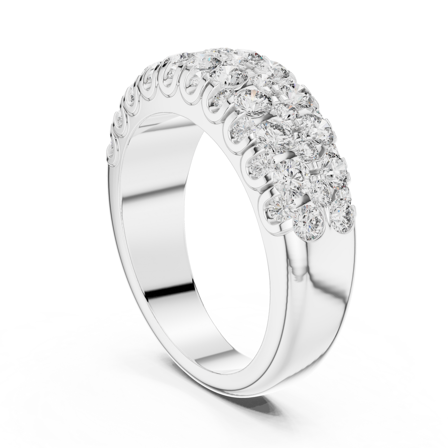 Round Halo Lab Grown Diamond Ring