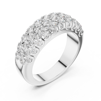 Round Halo Lab Grown Diamond Ring