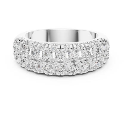 Round Halo Lab Grown Diamond Ring