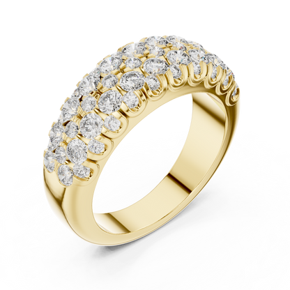 Round Halo Lab Grown Diamond Ring
