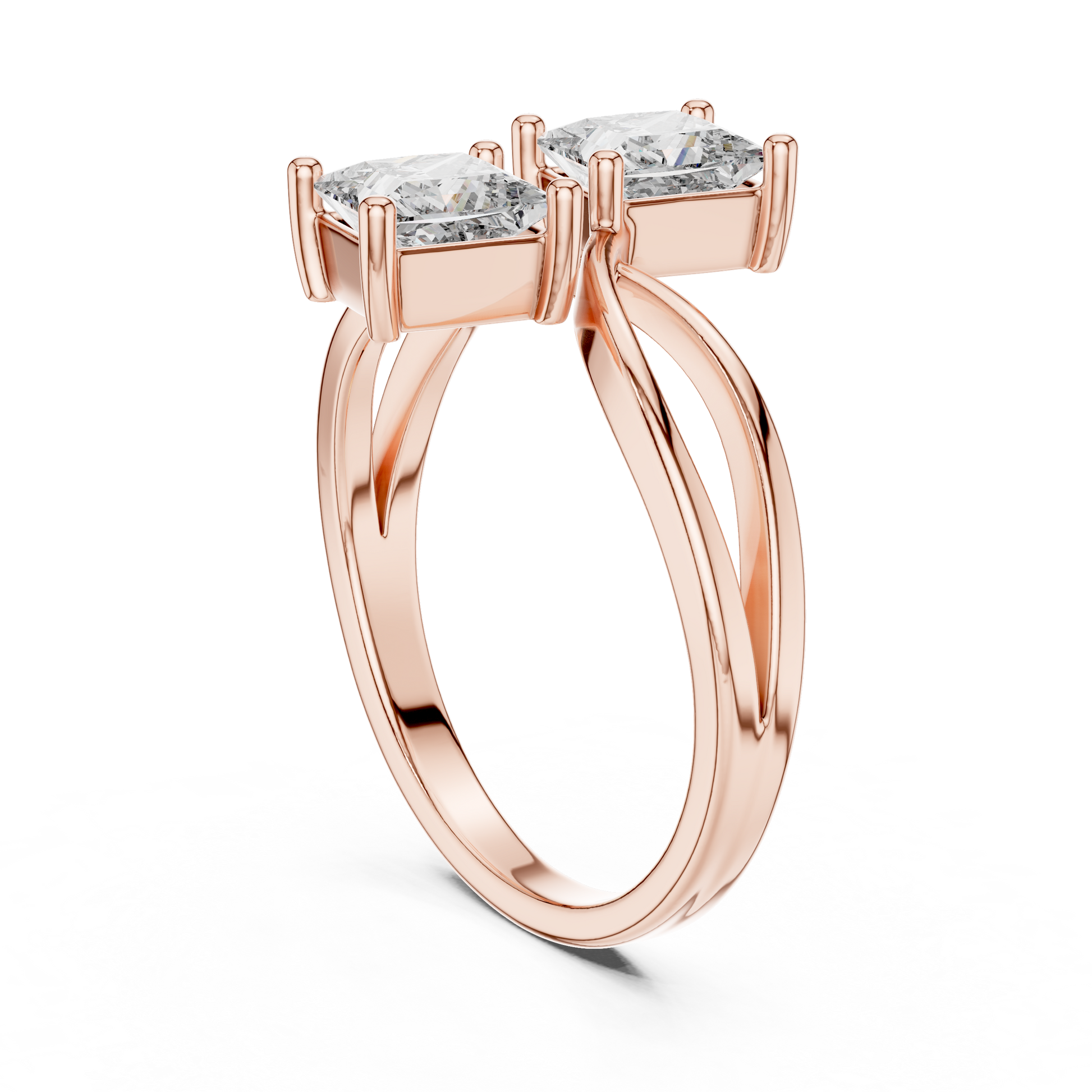 Mixed Shape Lab Grown Diamond Halo Ring