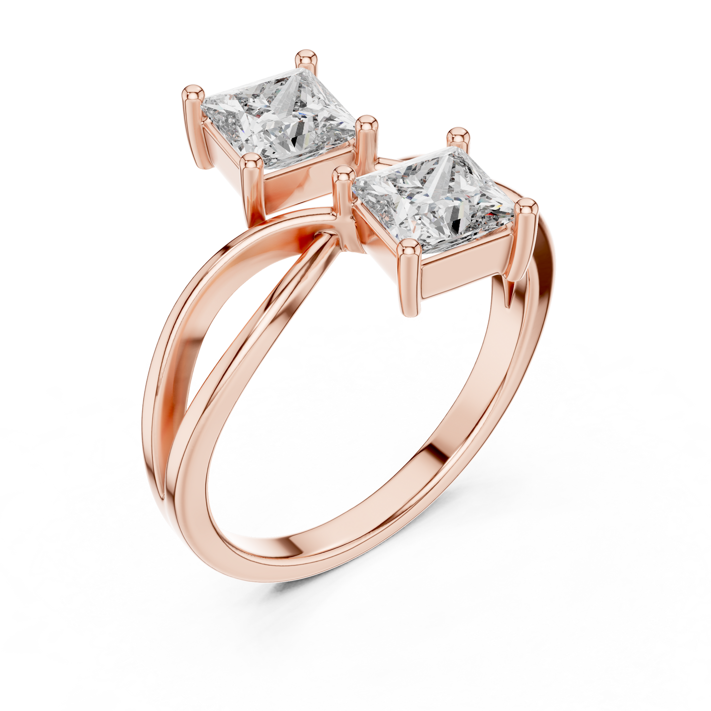 Mixed Shape Lab Grown Diamond Halo Ring