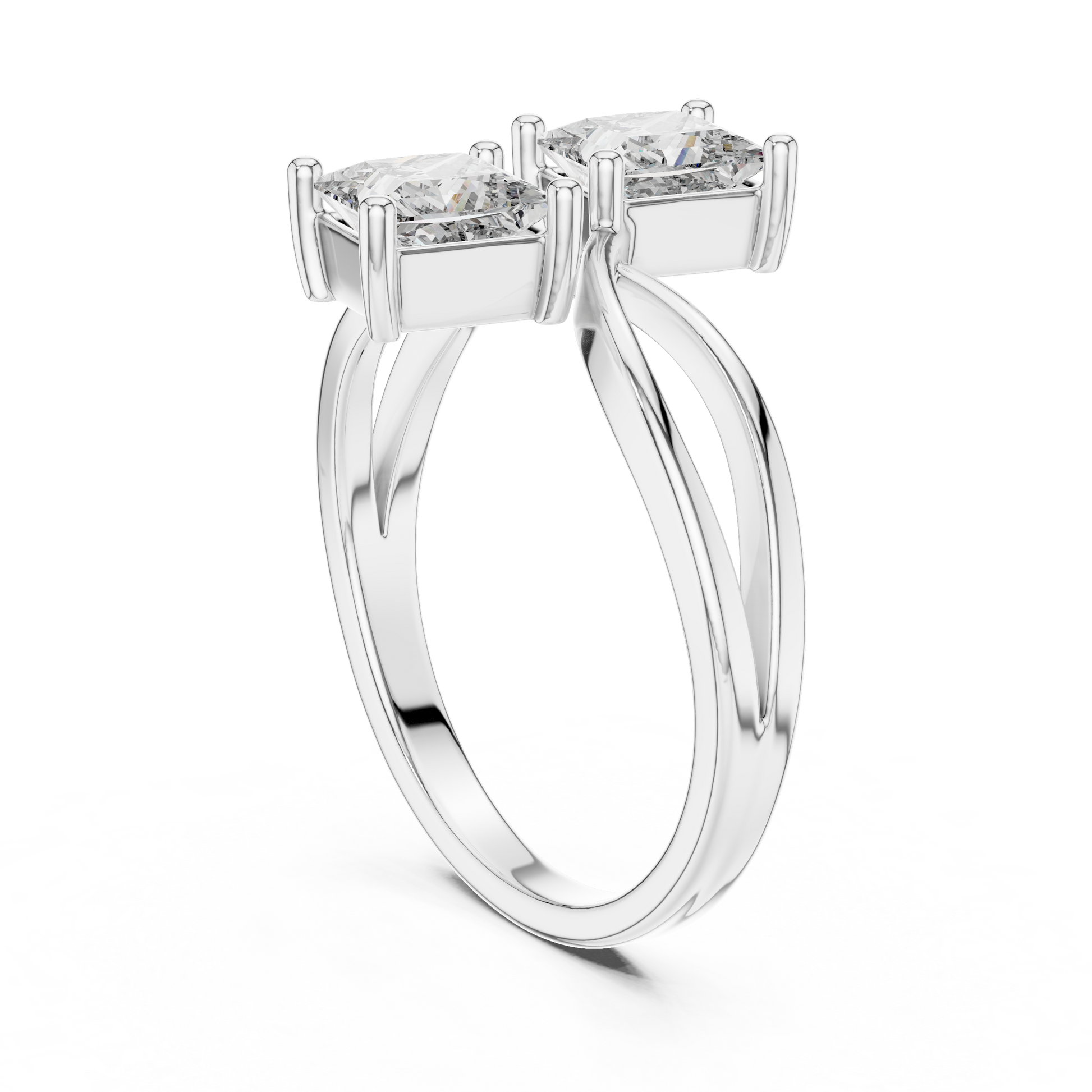 Mixed Shape Lab Grown Diamond Halo Ring