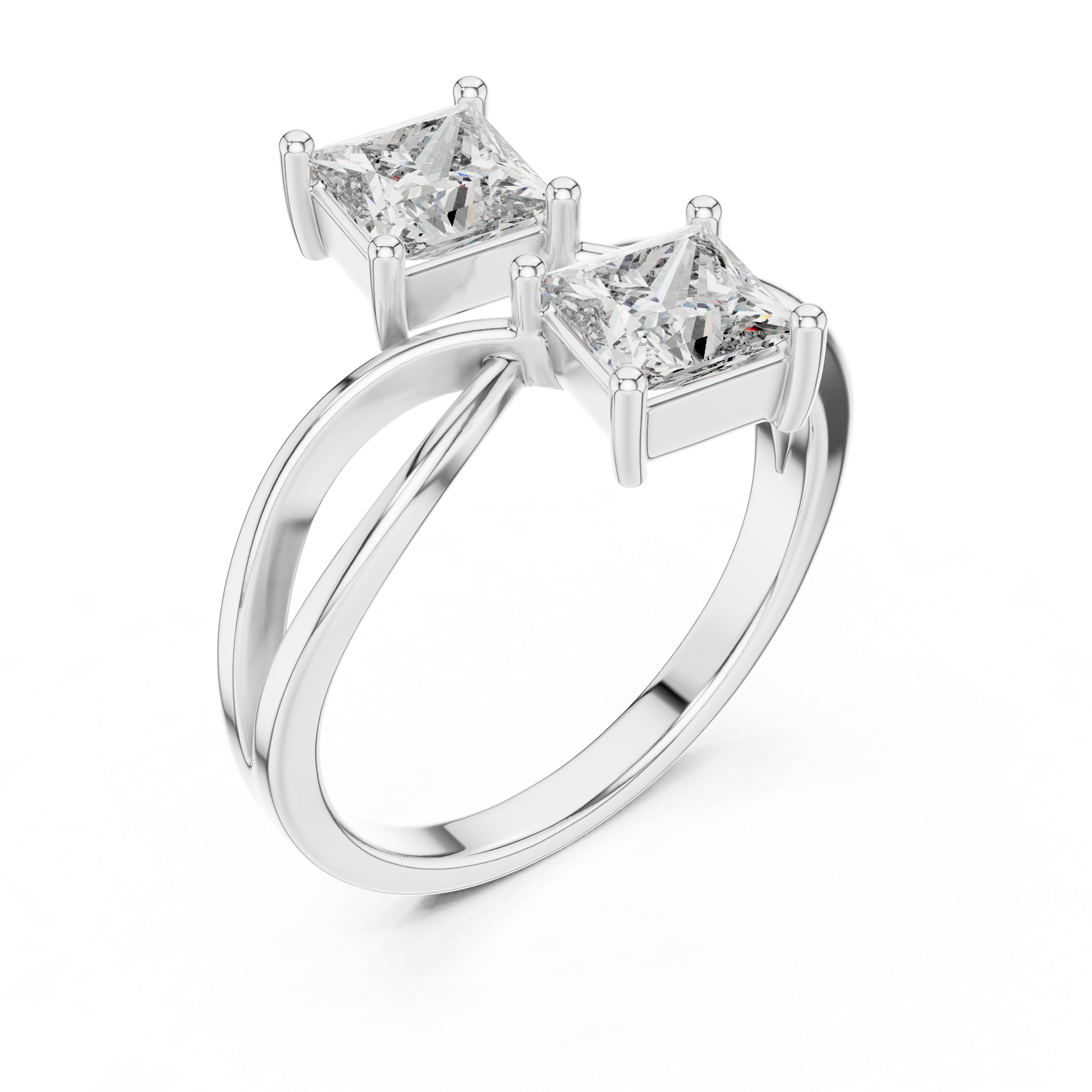 Mixed Shape Lab Grown Diamond Halo Ring