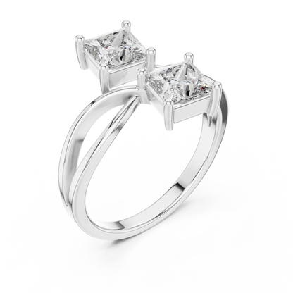 Mixed Shape Lab Grown Diamond Halo Ring