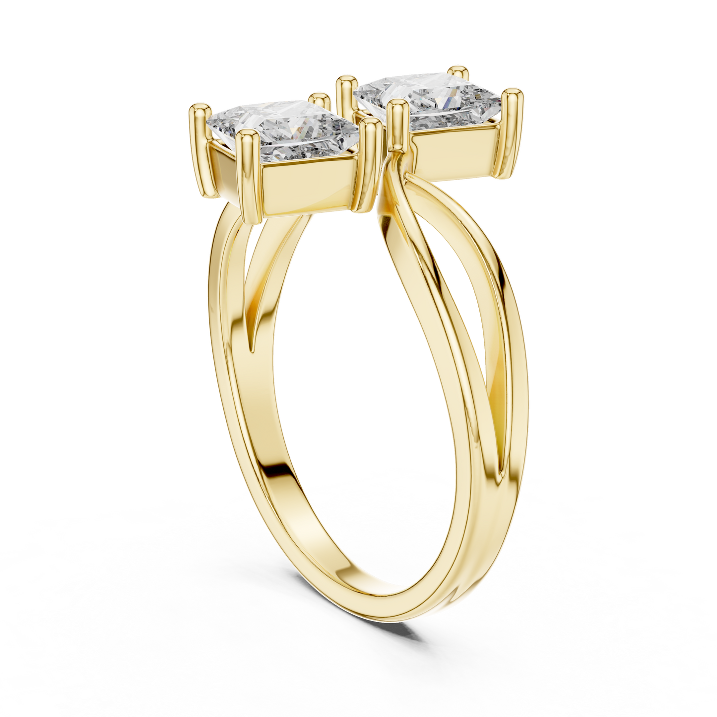 Mixed Shape Lab Grown Diamond Halo Ring