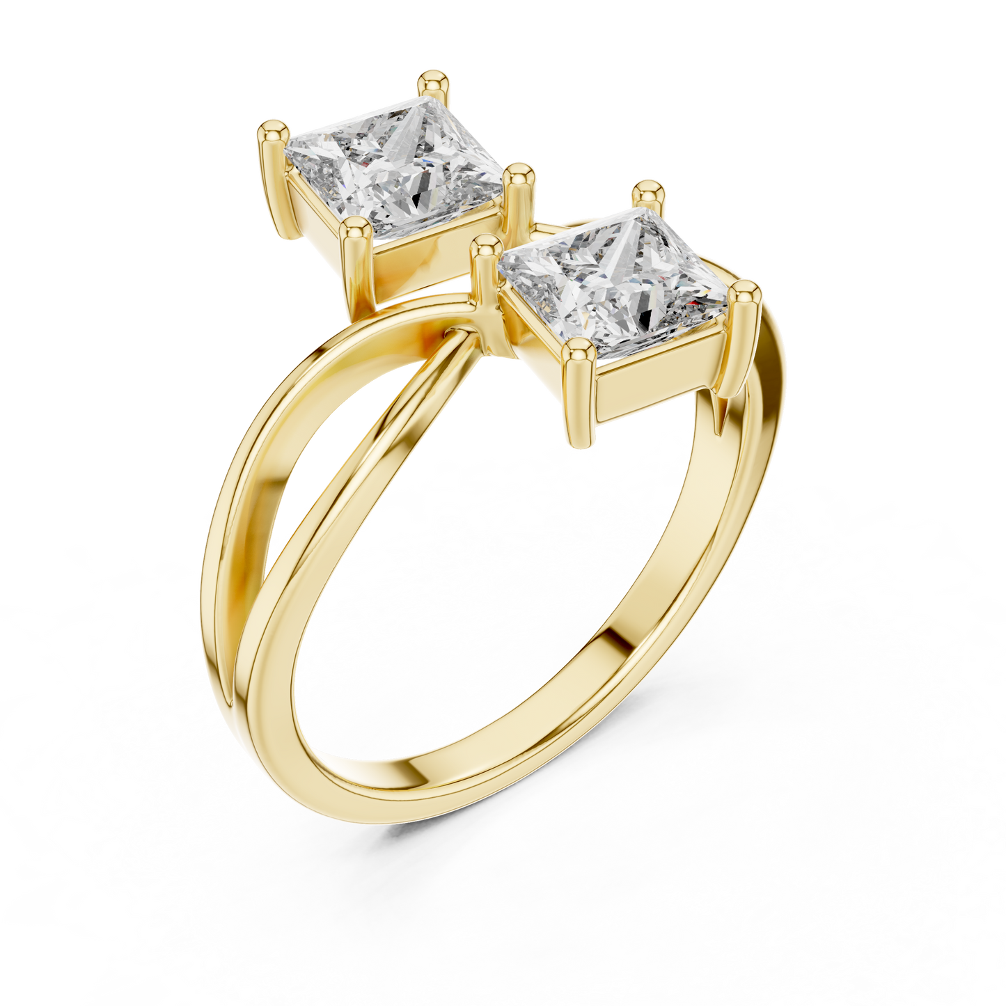 Mixed Shape Lab Grown Diamond Halo Ring