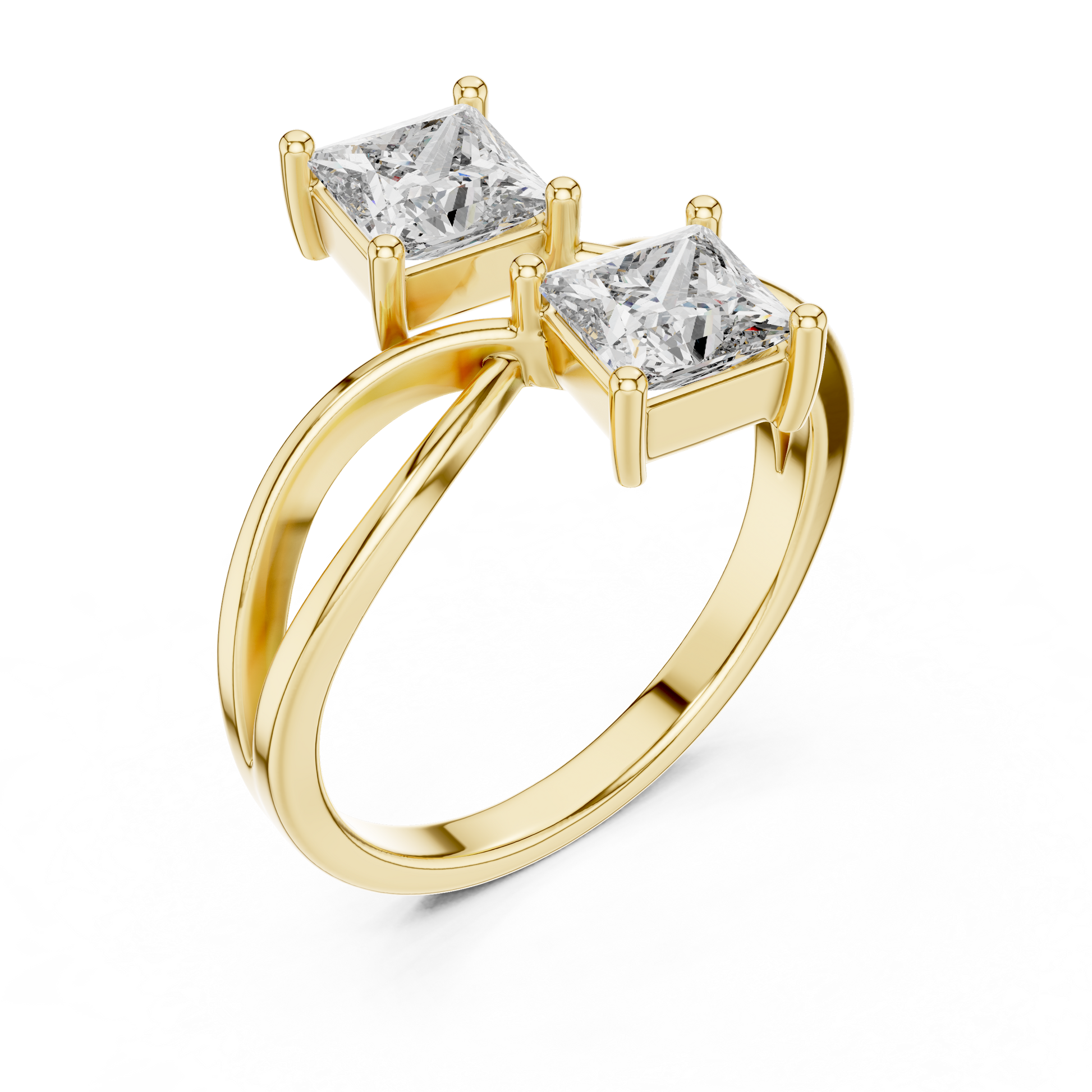 Mixed Shape Lab Grown Diamond Halo Ring