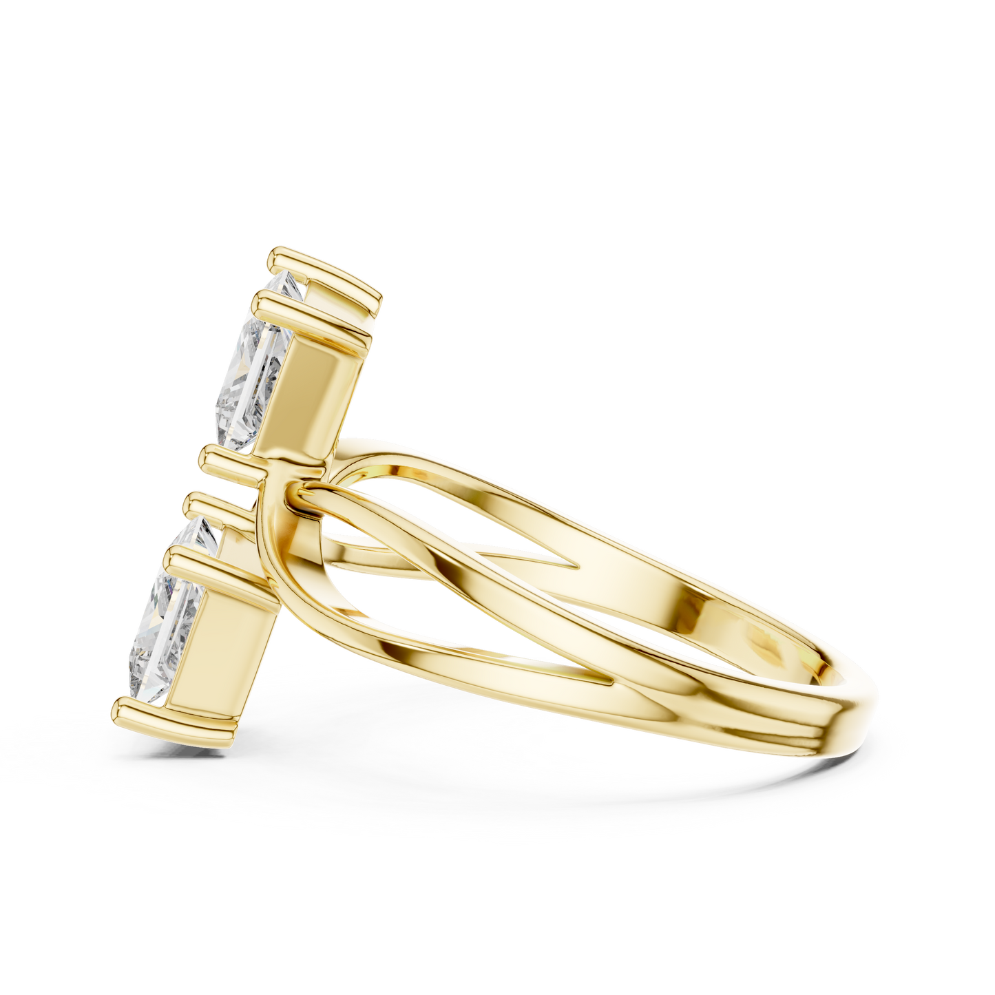Mixed Shape Lab Grown Diamond Halo Ring