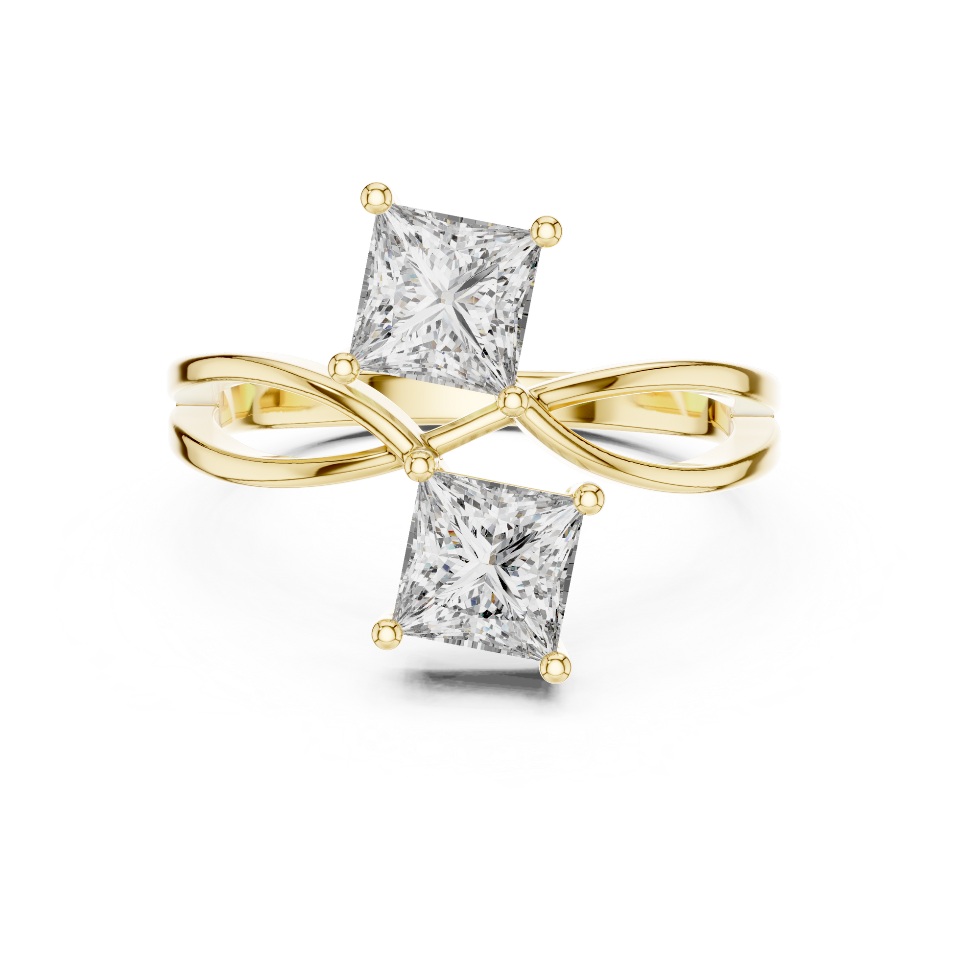 Mixed Shape Lab Grown Diamond Halo Ring