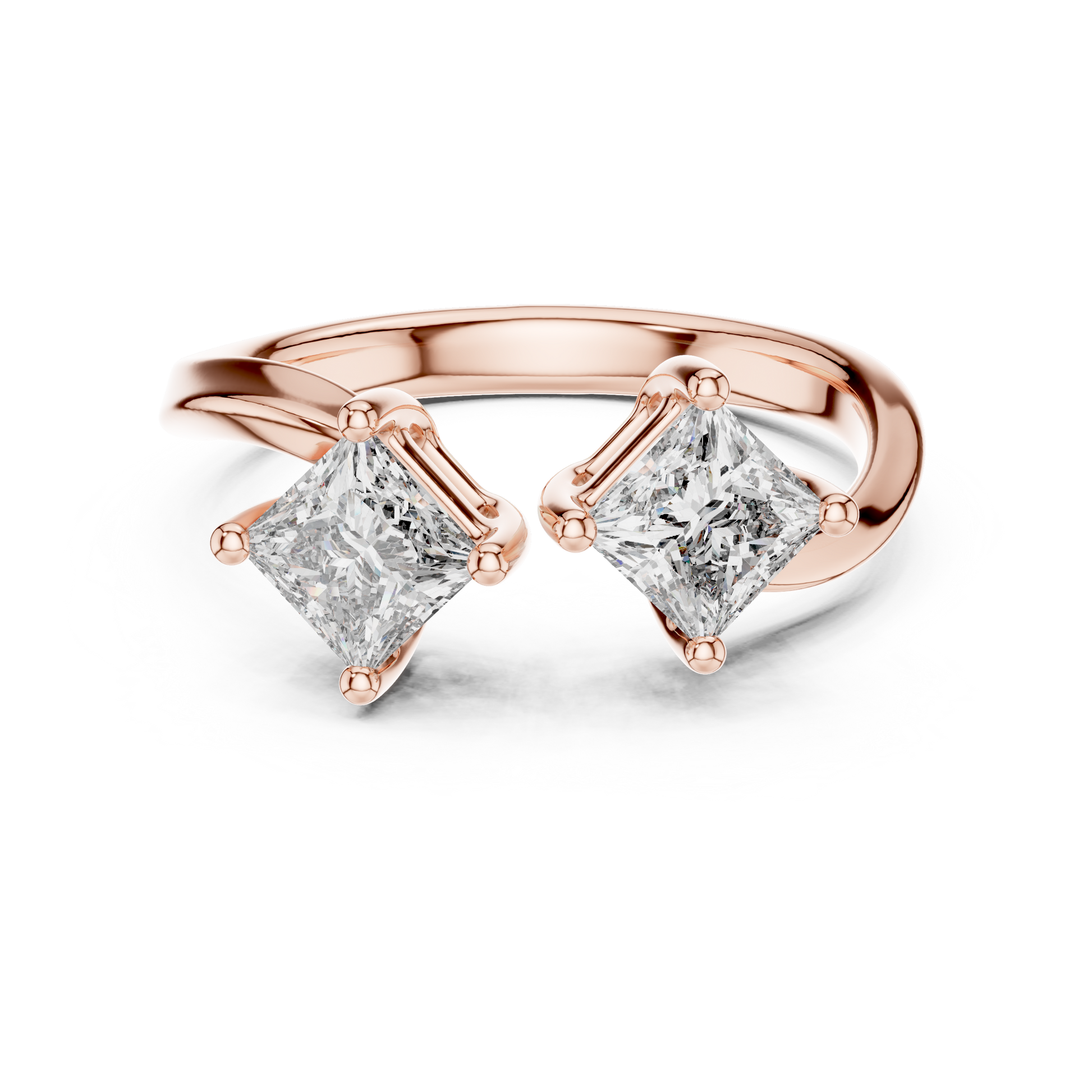 Mixed Shape Lab Grown Diamond Three Stone Ring