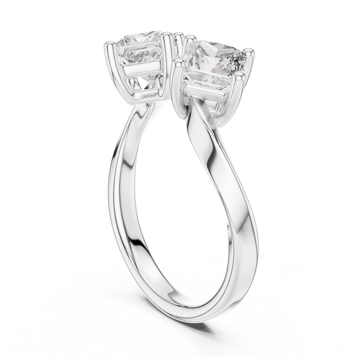 Mixed Shape Lab Grown Diamond Three Stone Ring