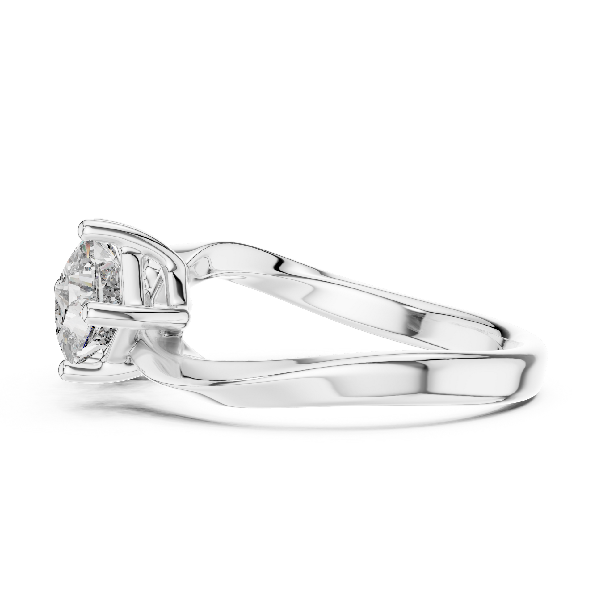 Mixed Shape Lab Grown Diamond Three Stone Ring