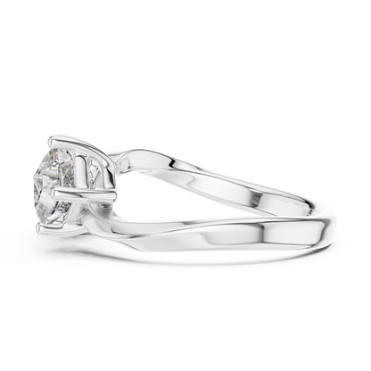 Mixed Shape Lab Grown Diamond Three Stone Ring