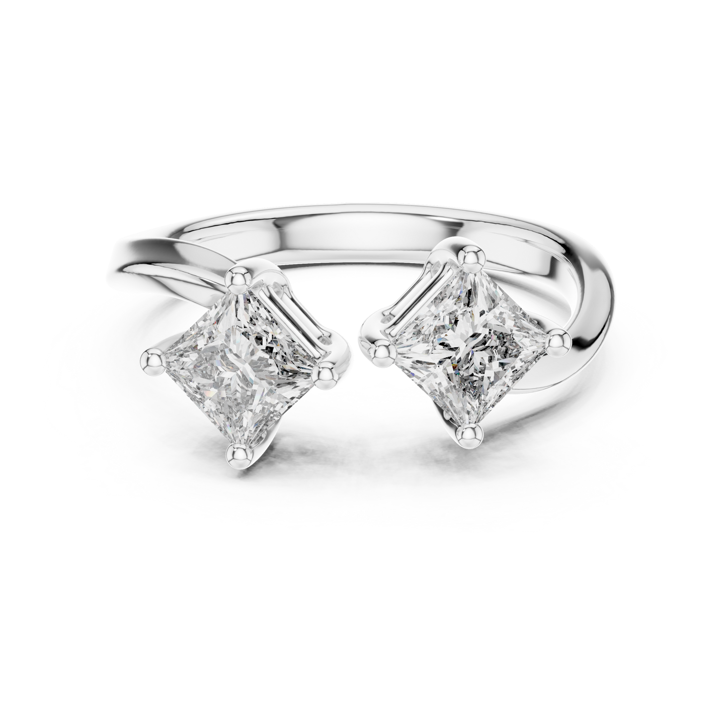 Mixed Shape Lab Grown Diamond Three Stone Ring
