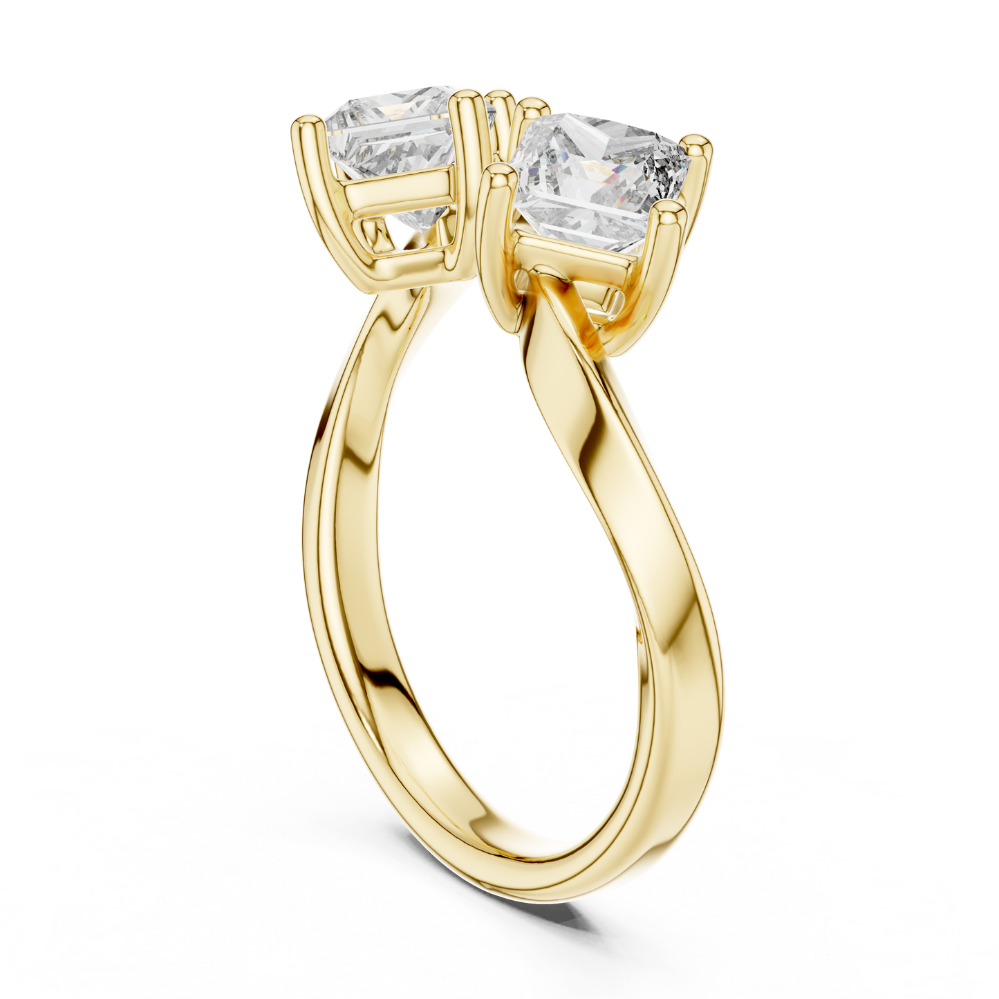 Mixed Shape Lab Grown Diamond Three Stone Ring