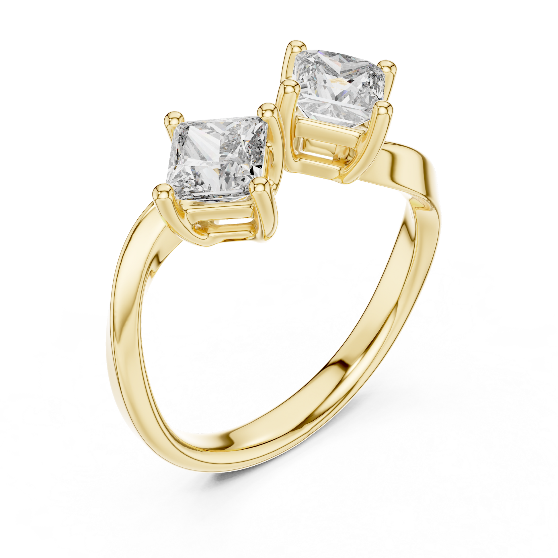 Mixed Shape Lab Grown Diamond Three Stone Ring