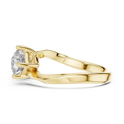 Mixed Shape Lab Grown Diamond Three Stone Ring