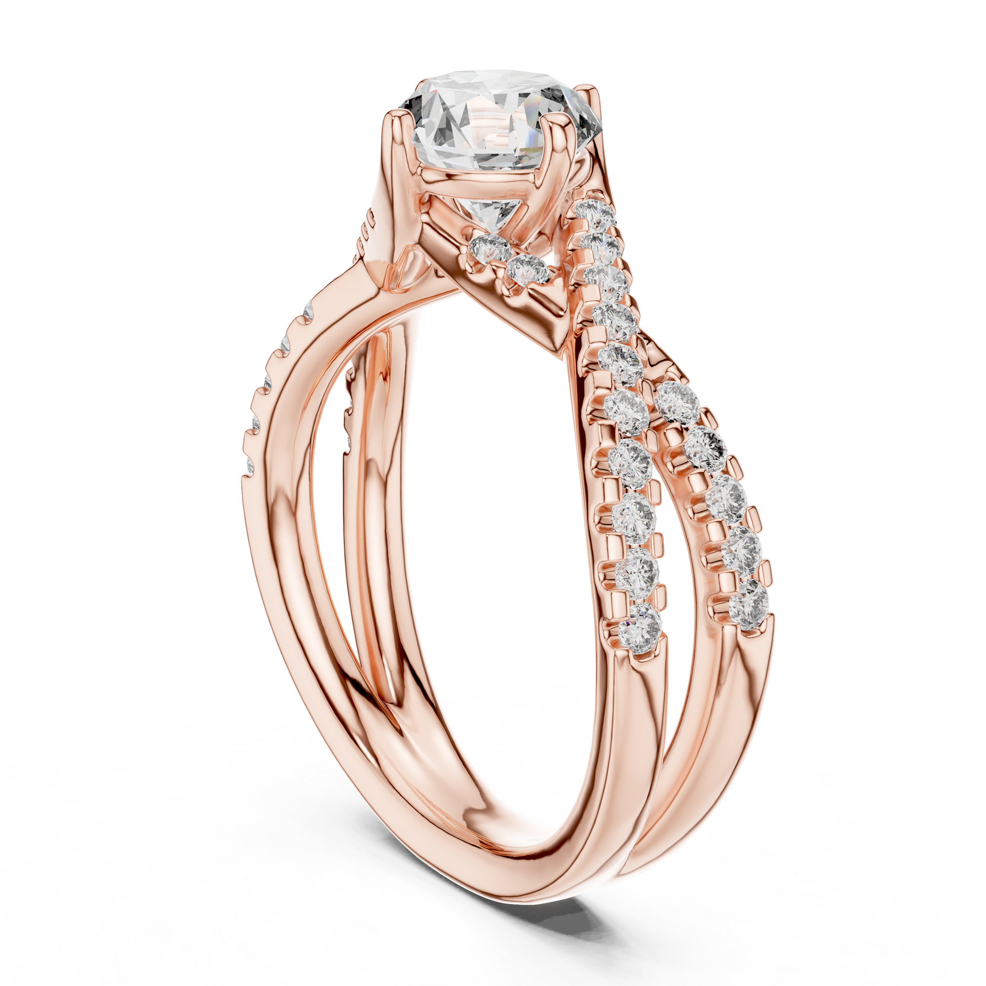 Mixed Shape Lab Grown Diamond Halo Ring